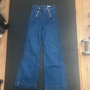 Frame Denim Dark Blue Flare Jeans